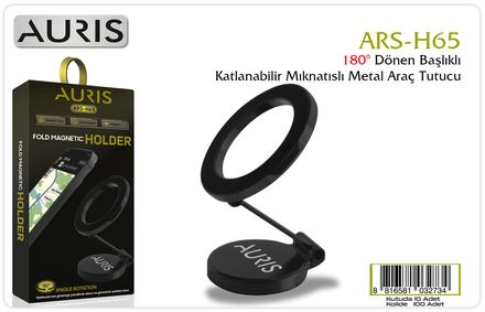 Auris H65 Metal Araç İçi Tel.Tutucu